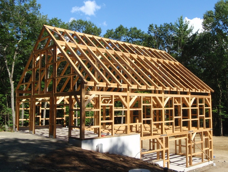 Post and Beam Barn Framing
