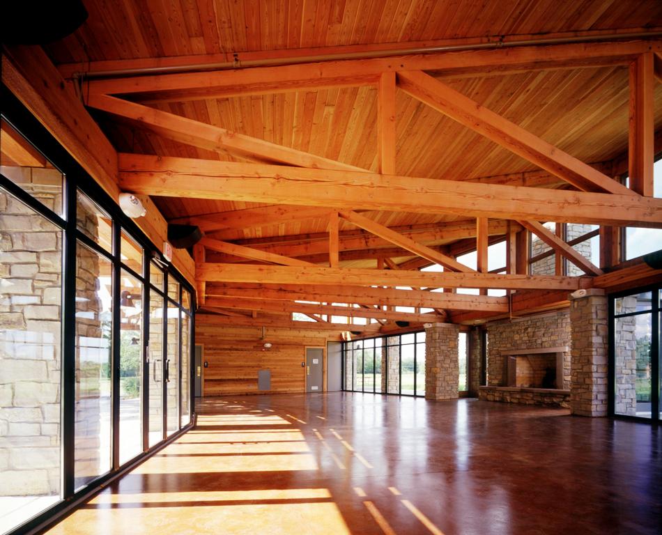Timber Pavilion Trusses