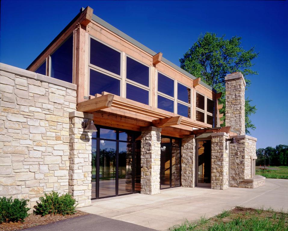 Timber Frame Entry
