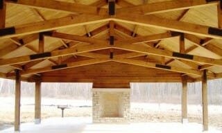 shelter interior design on Framed Picnic Shelter Interior Design Of Heavy Timber Picnic Shelter