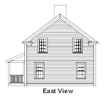 24x38 Timber Frame House with Post & Beam Entry