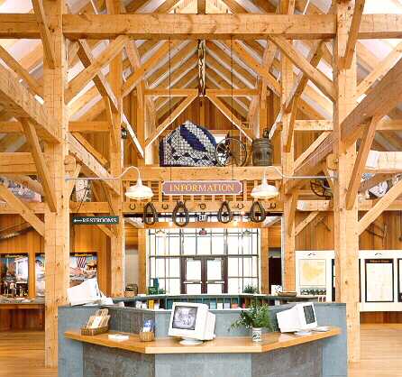 Timber Frame House Designs on Vermont Welcome Center Hand Hewn Timber Frame Barn   Museum