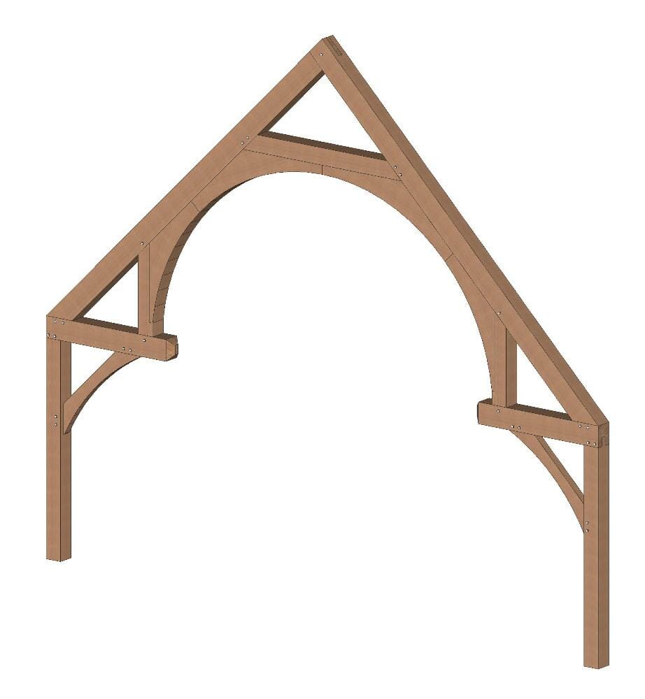 Classic Hammer Beam Post & Beam Frame
