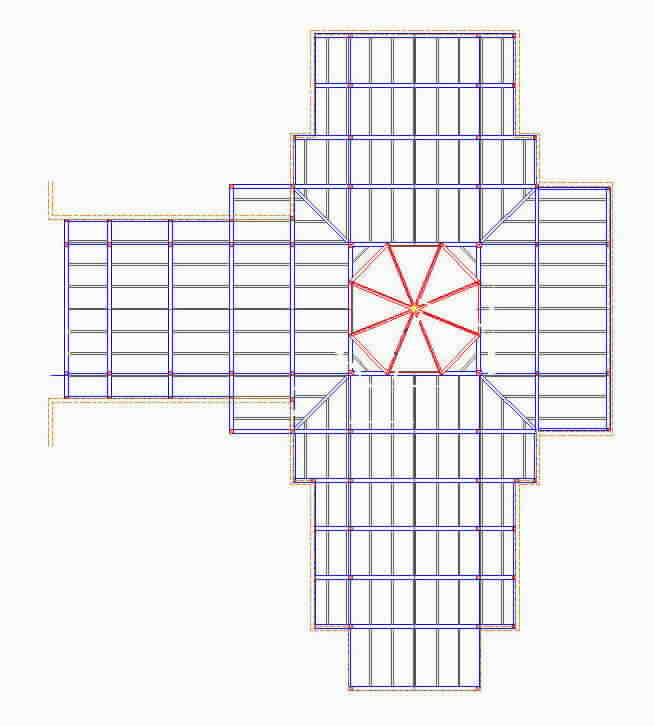 Poor Clares Roof Framing
