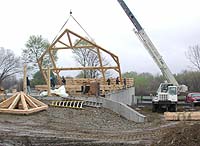 Timber Frame Raising