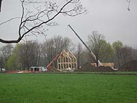 Crane for Timber Frame Raising