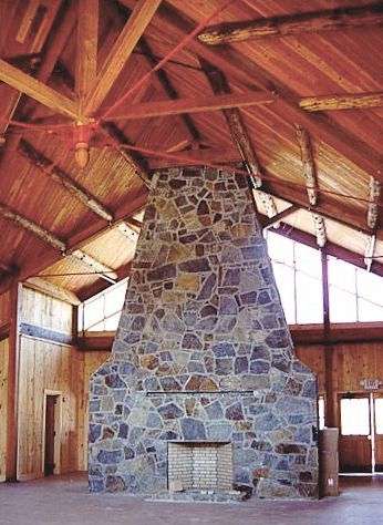 Camp Pioneer Fireplace