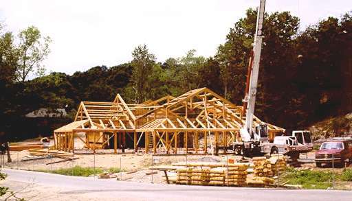 Timber Frame Raising