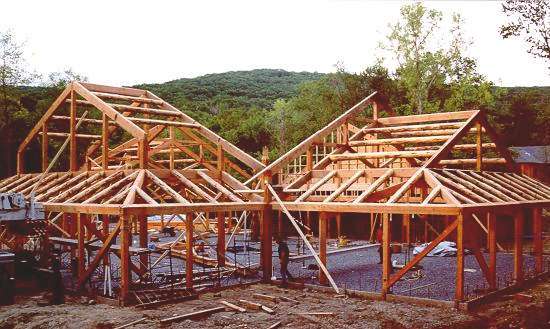 Camp Pioneer Timber Frame Log Cabin Style Dining Hall