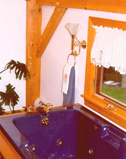 Bath of Post & Beam Home Design