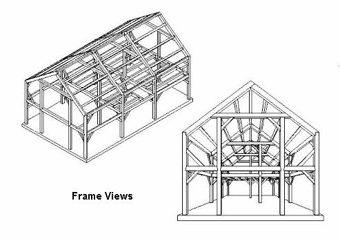 Frame Views of Post & Beam Design