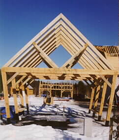 Timber Frame for Information Crib