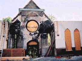 Fire-Damaged Church