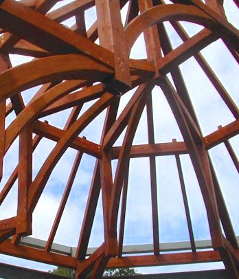 Detail of Timber Frame Cupola