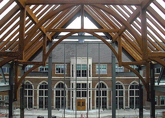 Heavy Timber Frame for Grove City College