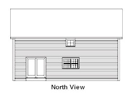 North View of Timber Frame Design