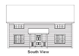 South View of Post & Beam Design