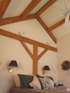 Timber Frame Bedroom Detail