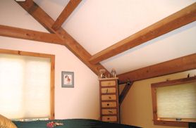 Timber Framed Home Bedroom
