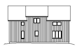 South View of Post & Beam Design