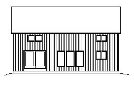 North View of Post & Beam Home