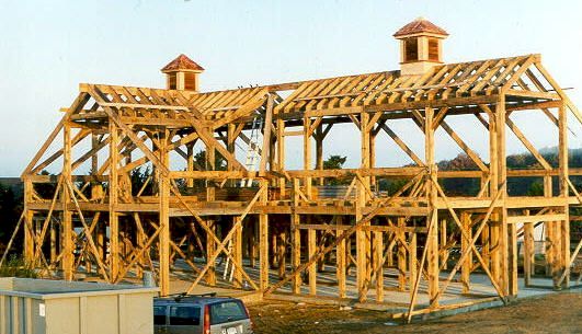 Timber Frame Horse Barn at Pond View Farm