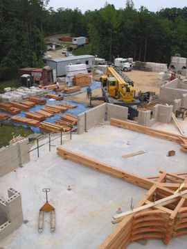 Jobsite in Barhamsville, Virginia