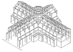 Drawing of Heavy Timber Frame