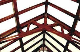 Connecting Purlins & Rafters as shown in Entry Addition