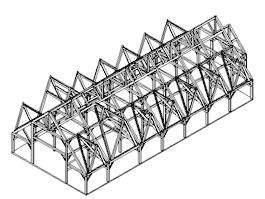  Heavy Timber Barn Frame View