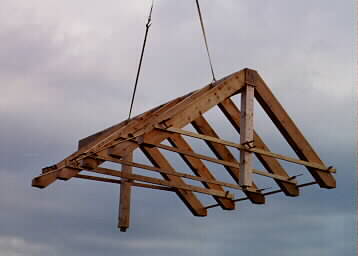 Crane for Timber Frame Raising