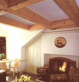 Heavy Timber Ceiling Beams