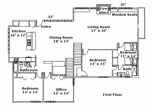 Second Floorplan of Timber Frame House