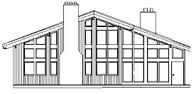 Windows View of Post & Beam Home Addition