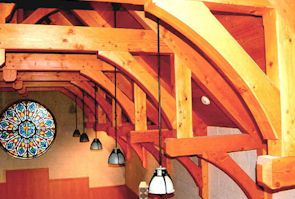 Heavy Timber Trusses for Westminster Church