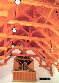 Roof Trusses over Organ Pipes