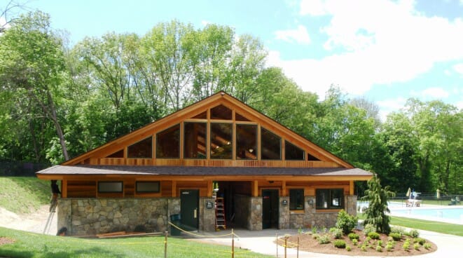 Timber Bath House at Katonah Park