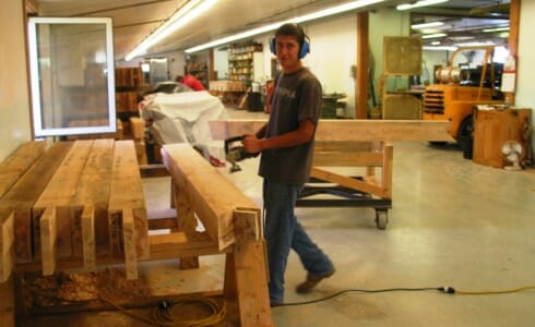 Cleaning the Timbers