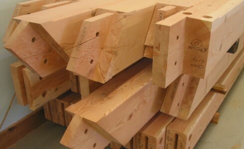 Finished Timbers Ready for Stain