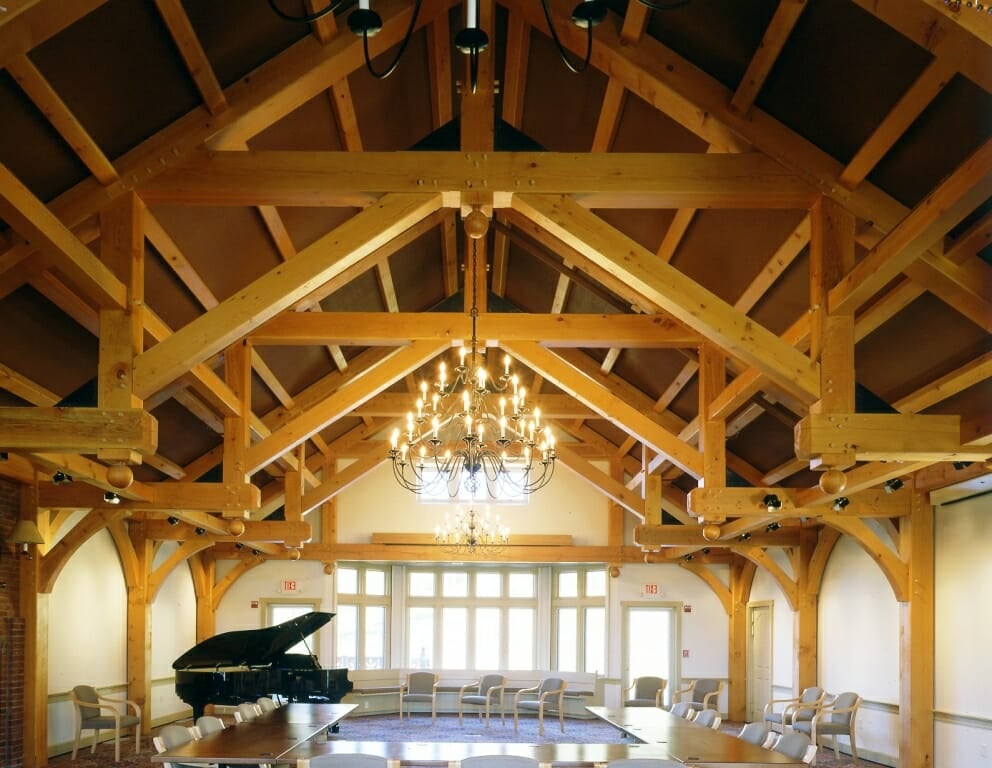 Modified Hammer Beam Trusses in the Trapp Family Lodge