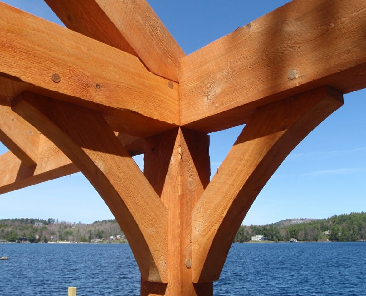 wood finishes rough sawn lake sunapee boathouse