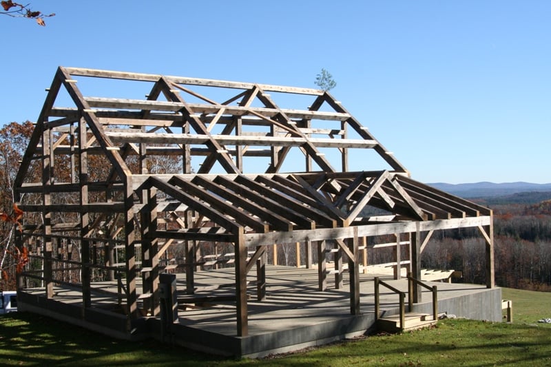 Weathered Wood Barn