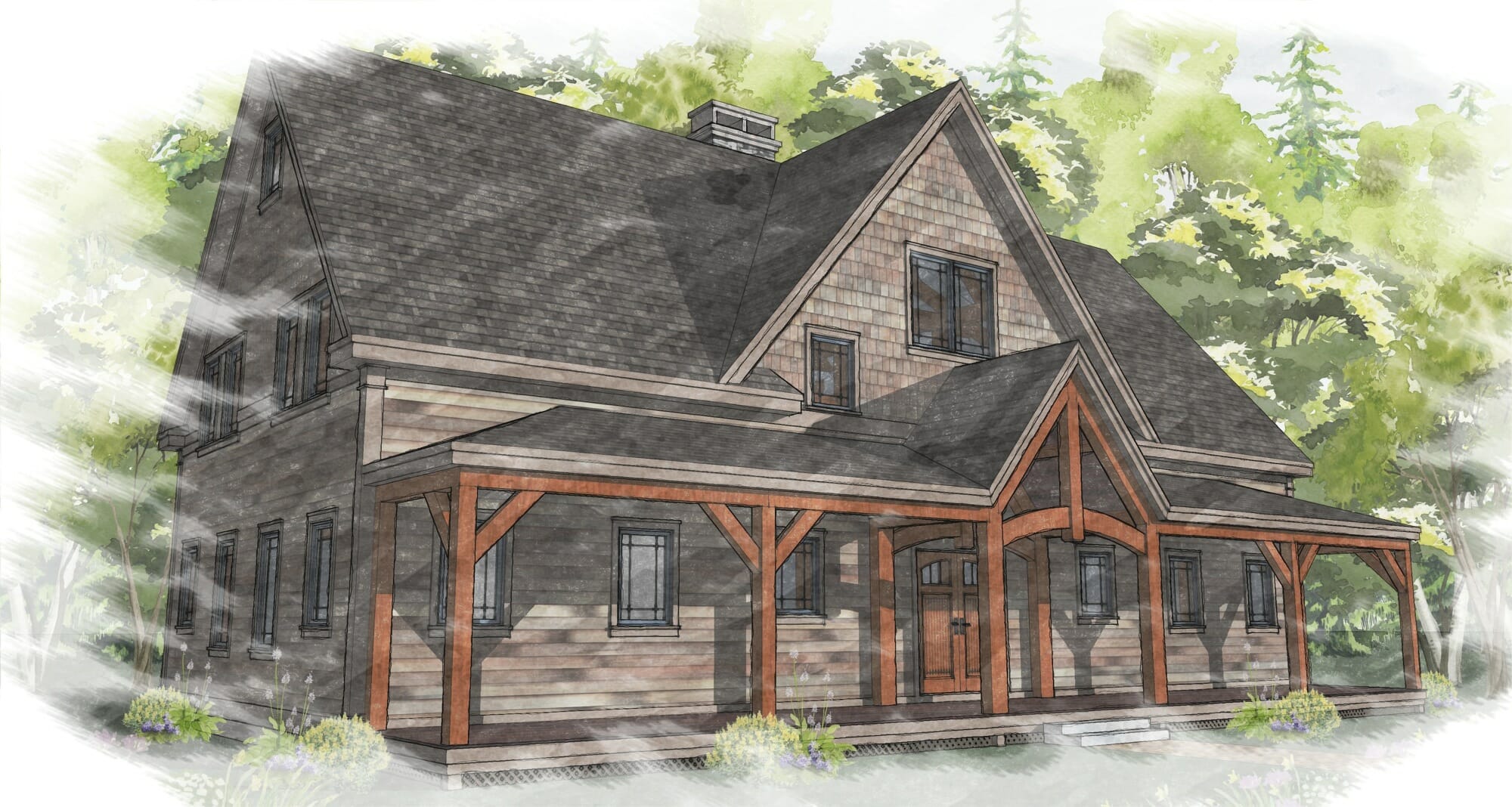 Open Floor Plans For Timber Framed Homes