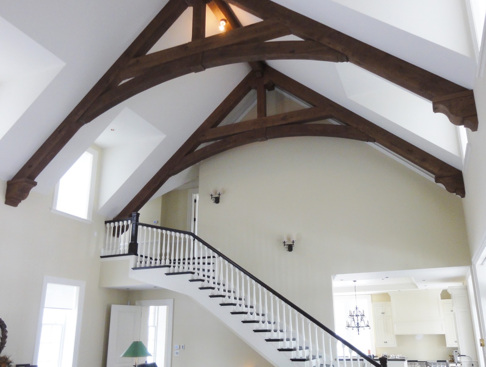 Pavilion Oak Timber Trusses in Quebec