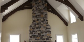Pavilion Oak Timber Trusses in Quebec