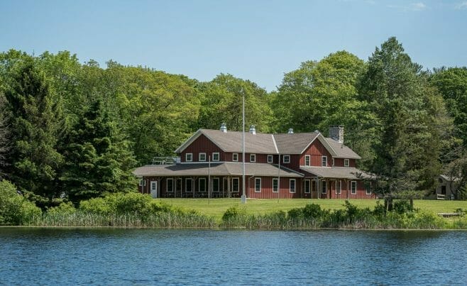 Exterior of Deer Lake Dining Hall