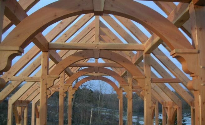 Arched Home Beams