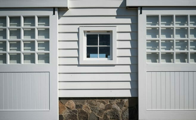 Exterior of Eberhart Gable Barn in Upstate NY