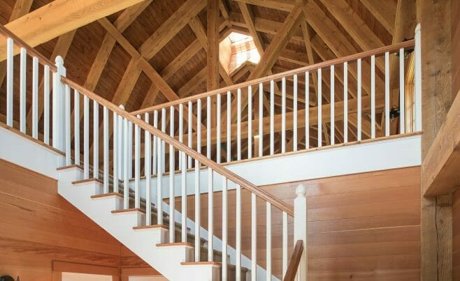 Interior of the Eberhart Gambrel Barn