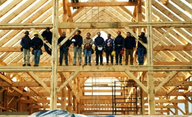 The Crew of Vermont Timber Works